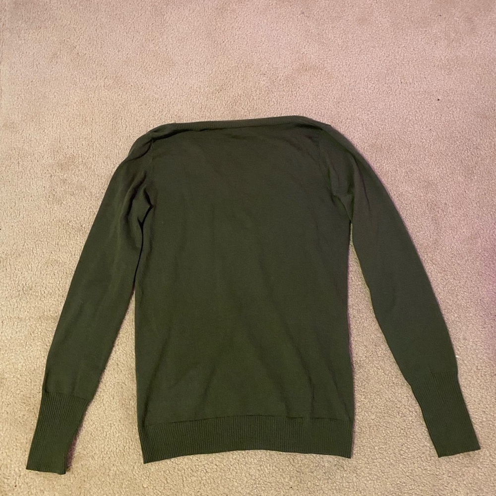 Club Monaco Olive Green Sweater - Picture 4 of 5